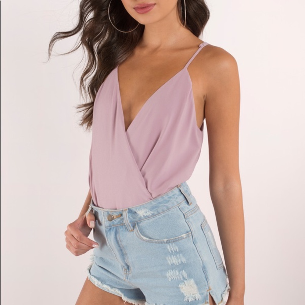 Toni bodysuit purple size XS